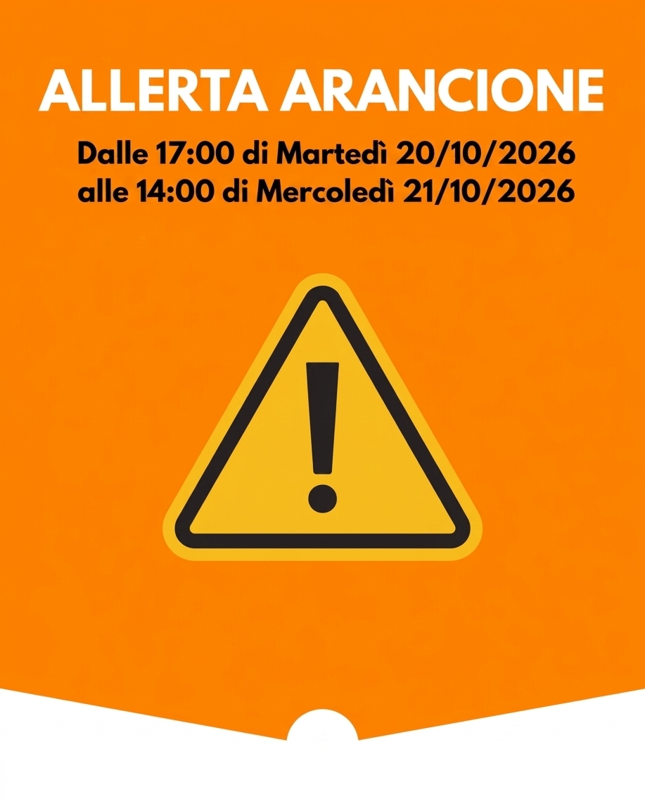 Allerta meteo del 20-21 ottobre 2026